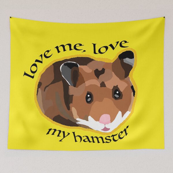 Item preview, Love me, love my hamster designed and sold by NatLeBrunDesign.