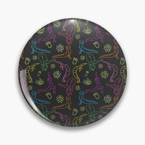 Item preview, Yoga Life Pattern designed and sold by Rainbows Galore.