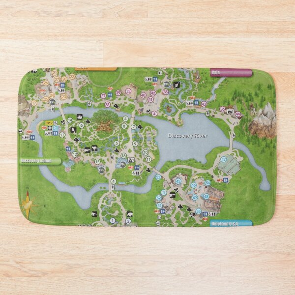 Item preview, Animal Kingdom Map designed and sold by Rainbows Galore.