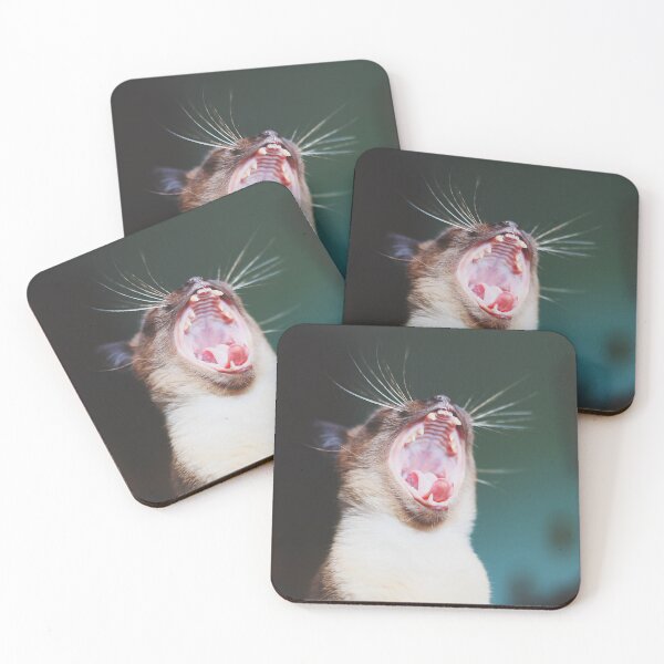 Item preview, Yawning Cat with whiskers designed and sold by cgroenewald.
