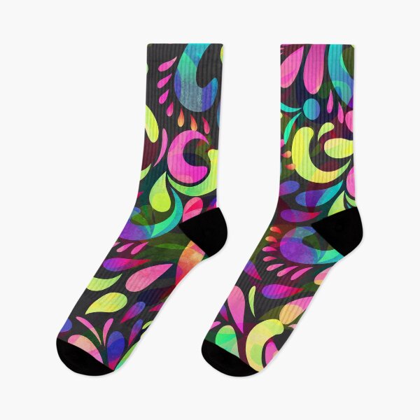 Item preview, Neon Watercolor Swirls designed and sold by Rainbows Galore.