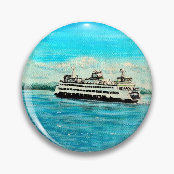 Item preview, Ferry Painting designed and sold by Art by Kirsten Sneath.