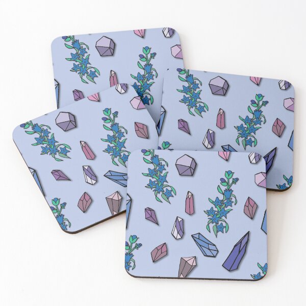 Item preview, Crystals and wallflowers designed and sold by Jennystorch.
