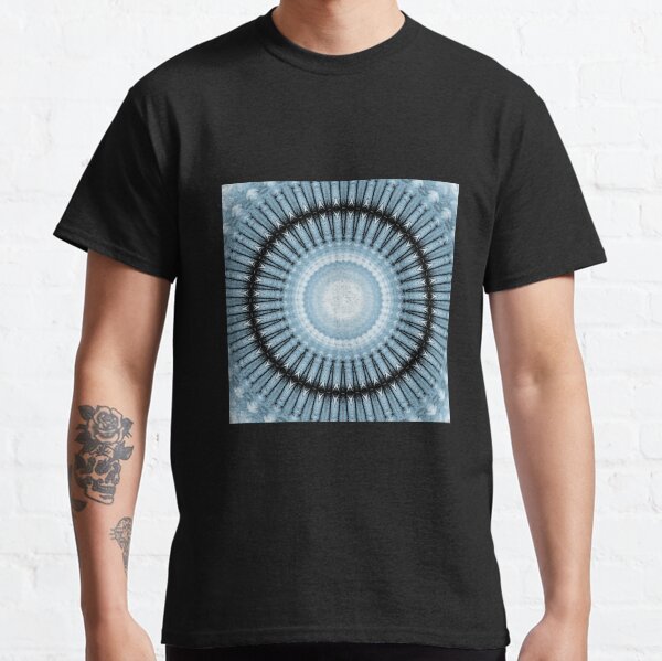 Motif mandala bleu Classic T-Shirt