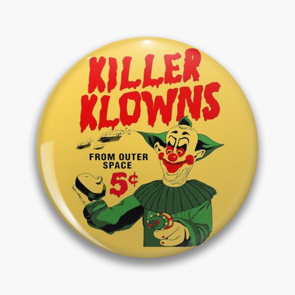 Authentic Killer Klowns Pie In The Face Pin