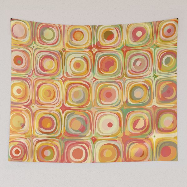 Item preview, Colorful Pastel Dots designed and sold by Kelly Dietrich Mandala & Fractal Art.