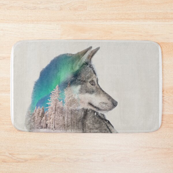 Item preview, Double exposure husky dog designed and sold by Delphimages Art.