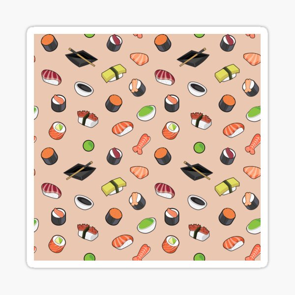 Sushi Theme Sticker
