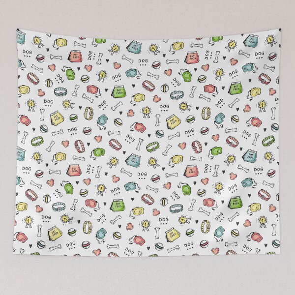 Item preview, All about dog pattern designed and sold by samoyedstories.