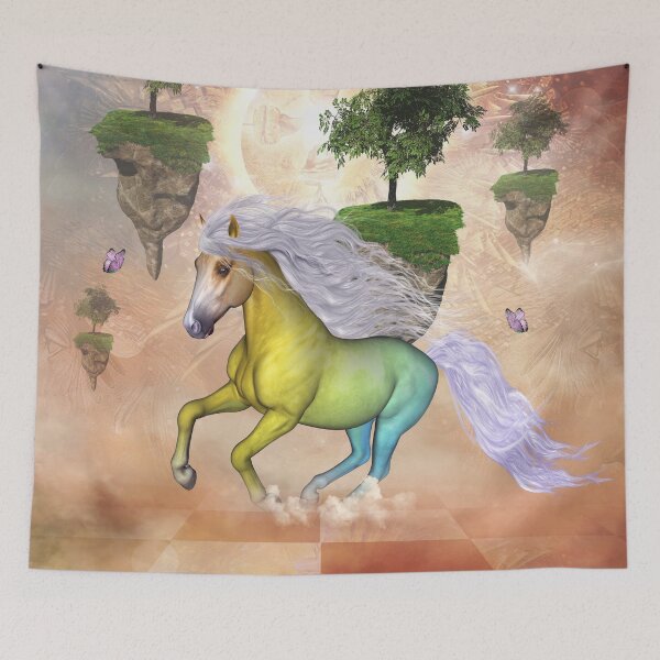 Item preview, Wonderful fantasy horse in soft colors designed and sold by nicky2342.