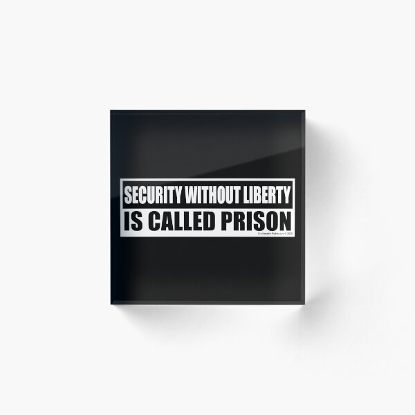 Lockdown Acrylic Block