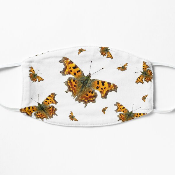Comma butterfly art work Mask