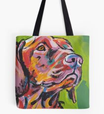 Vizsla Dog Bright colorful pop dog art Tote Bag