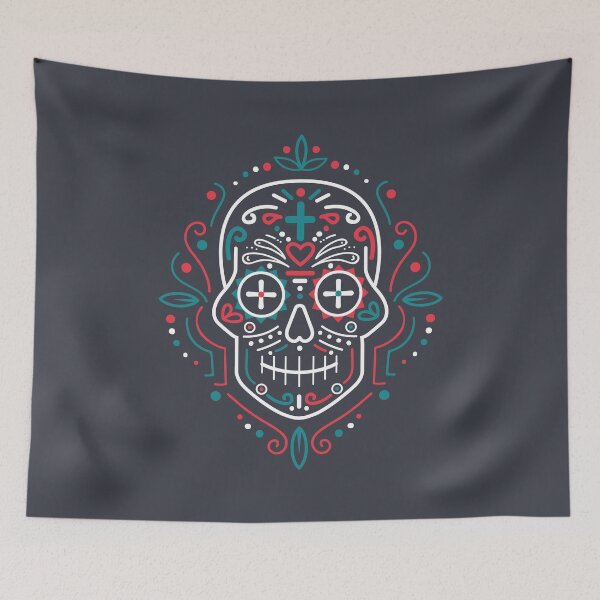 Item preview, Day Of The Dead Skull Mexico, Sugar skull portrait Dark designed and sold by jampixel.