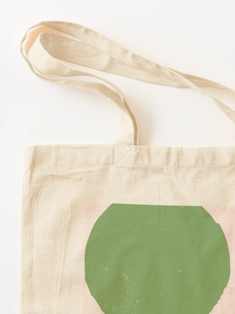 Balancing Act — Minimalist Plant and Stones Art Tote Bag by Nature Life