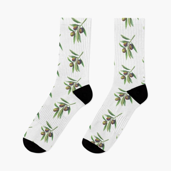 Item preview, watercolor olive branch  designed and sold by raghda-s-m.