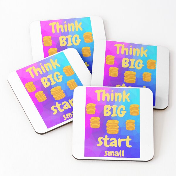 Item preview, Think big start small designed and sold by Delicarte.