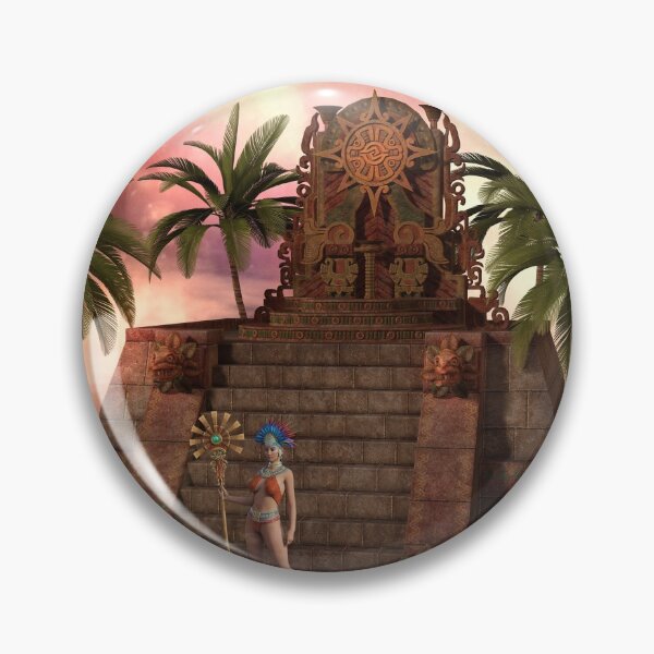 Item preview, Wonderful maya women with temple designed and sold by nicky2342.