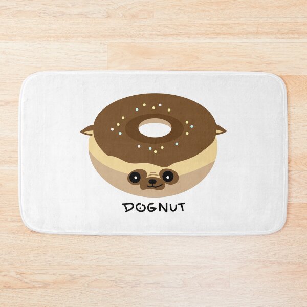 Item preview, Pug dog donut designed and sold by spontania.