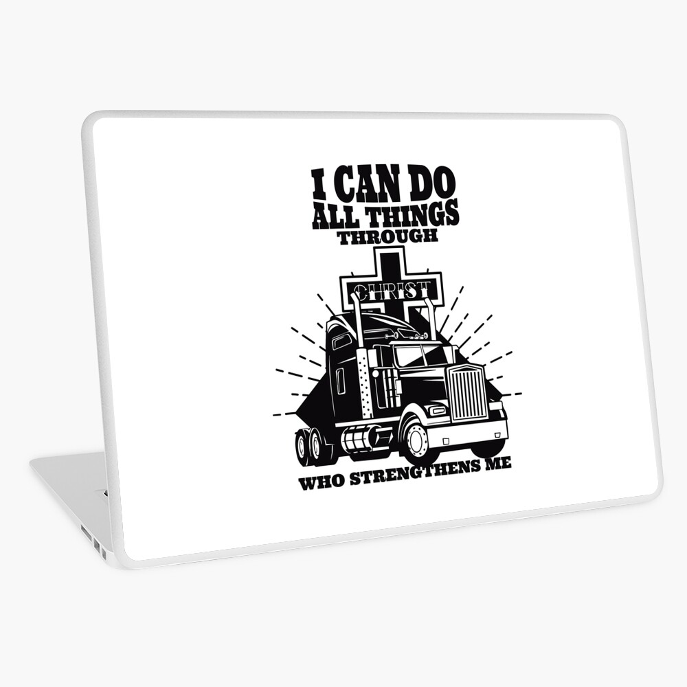 I Can Do All Things Through Christ Truck Driver Ladies Essential