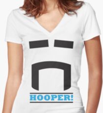 Hooper! Women's Fitted V-Neck T-Shirt