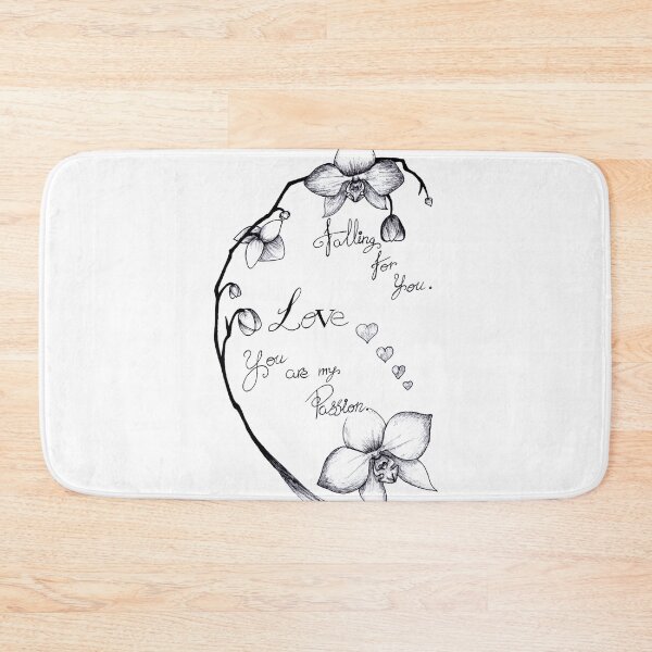 Item preview, love - orchid drawing designed and sold by Perggals© - Stacey Turner.