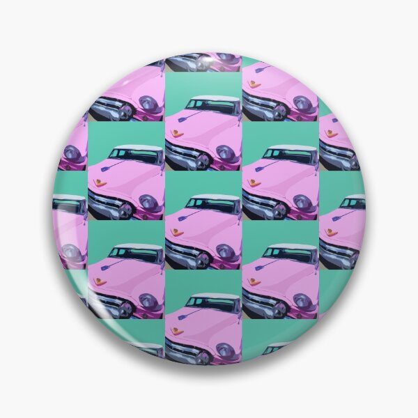 Artikelvorschau, Rosa Retro-Auto entworfen und verkauft von Mark Vickers.