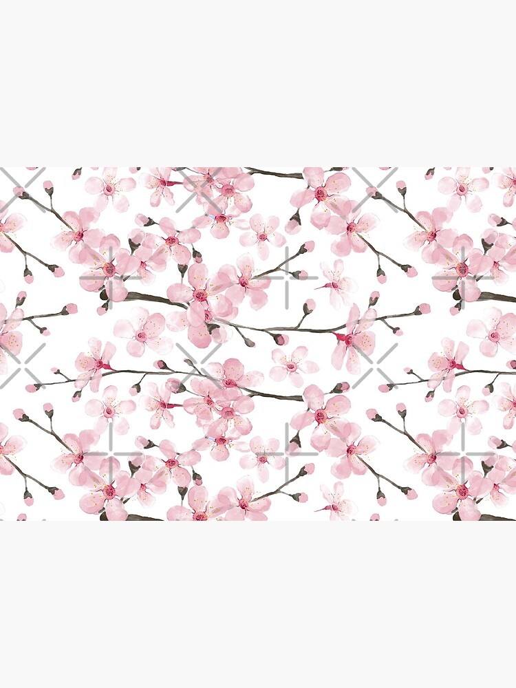 Cherry Blossom watercolor fashion and home decor by Magenta Rose Designs by MagentaRose