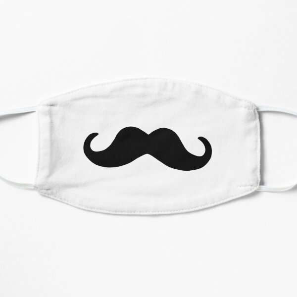 Moustache mask Flat Mask