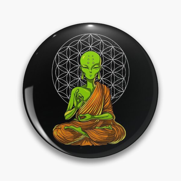 Item preview, Alien Buddha Meditation designed and sold by underheaven.