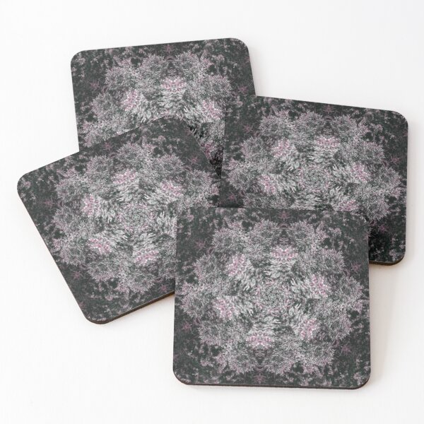 Item preview, Abstract pink frost flower designed and sold by Joie-et-Poesie.