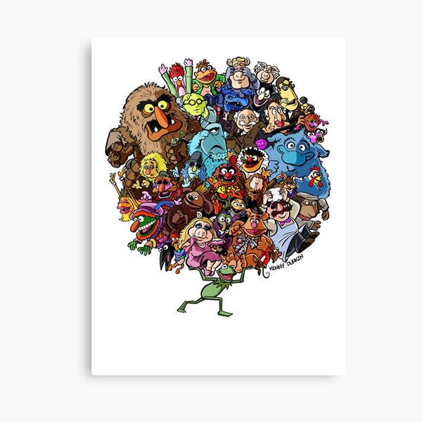 Muppets World of Friendship Canvas Print