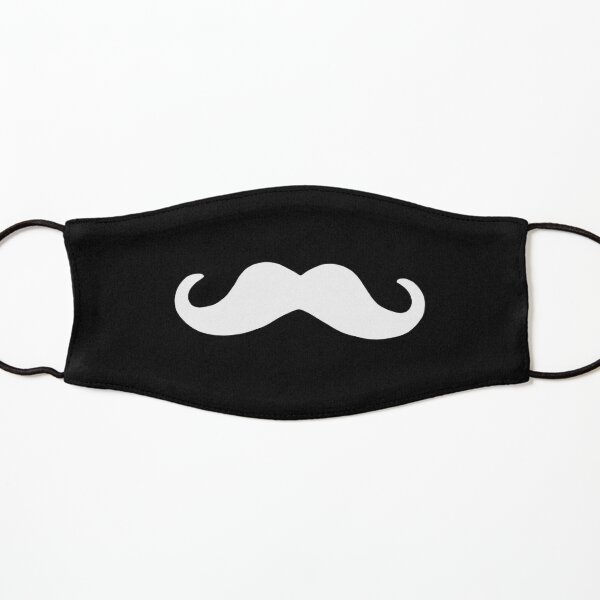 Moustache mask white Kids Mask
