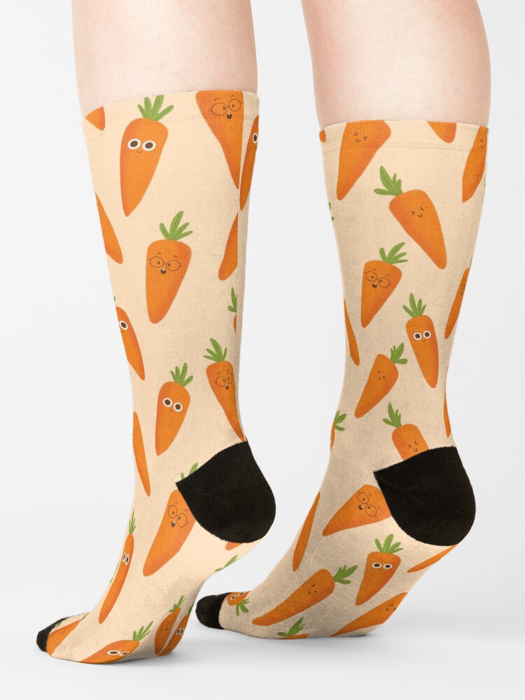 Alternate view of Happy Carrots Socks