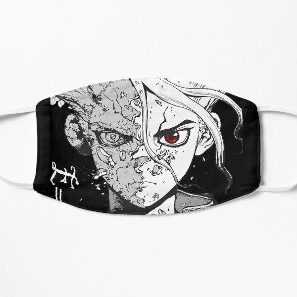 Dr Stone Senku Ishigami Black White Otaku merch Mask
