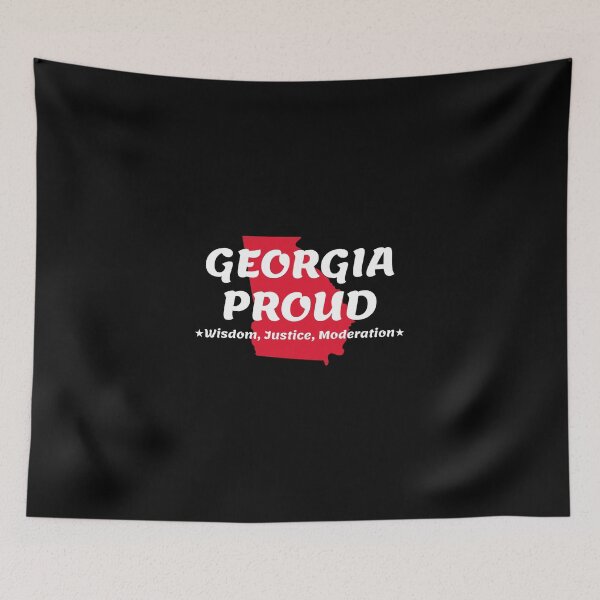 Item preview, Georgia Proud State Motto Wisdom Justice Moderation graphic designed and sold by jakehughes2015.