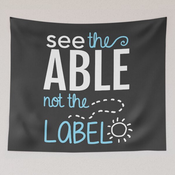 Item preview, See the Able Not the Label: Autism Awareness designed and sold by BootsBoots.