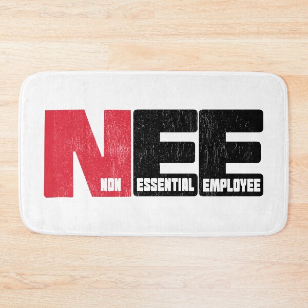 Item preview, Non Essential Employee designed and sold by NerdySherds.