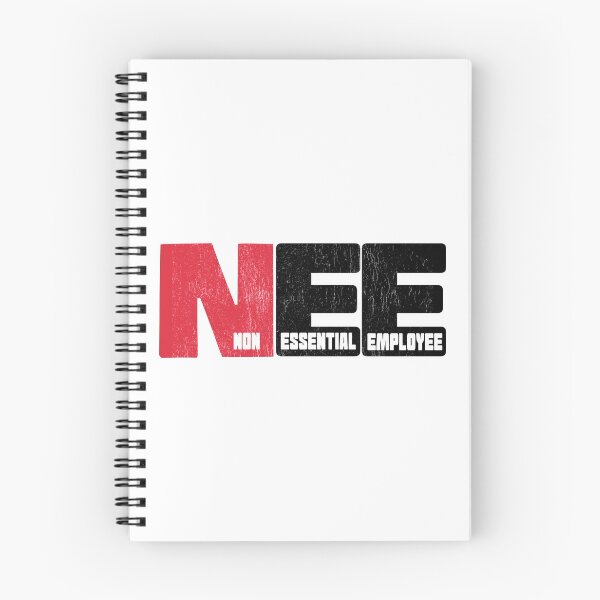 Item preview, Non Essential Employee designed and sold by NerdySherds.