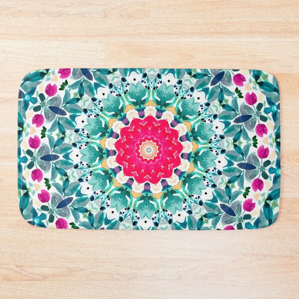 Item preview, WATERCOLOR LEAVES MANDALA designed and sold by nikamartinez.