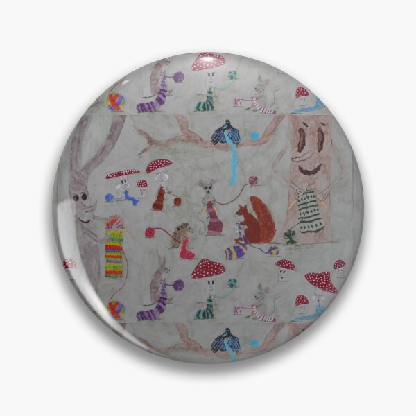 Item preview, Woodland Knitting Circle  designed and sold by DebiCady.