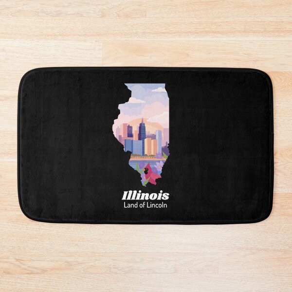 Item preview, Illinois Proud State Motto Land Of Lincoln print designed and sold by jakehughes2015.