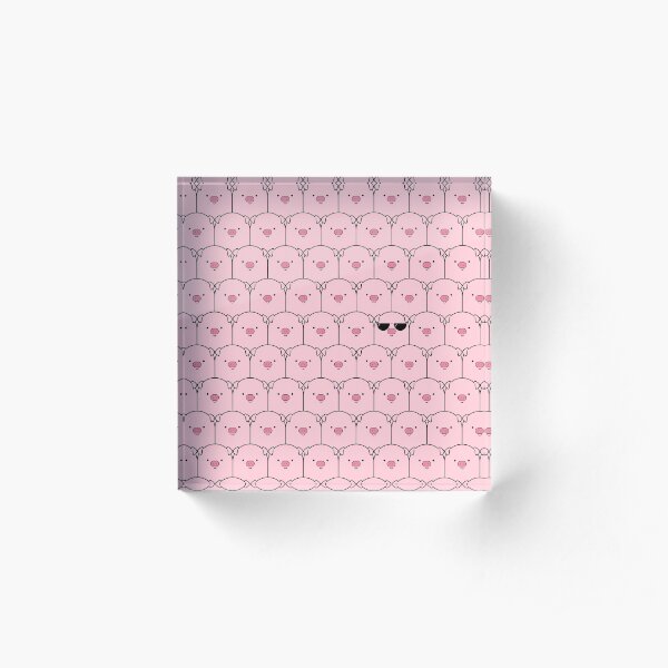 That Cool Pig Acrylic Block