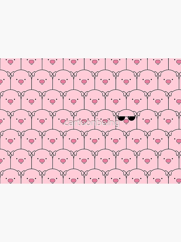 That Cool Pig by cartoonbeing