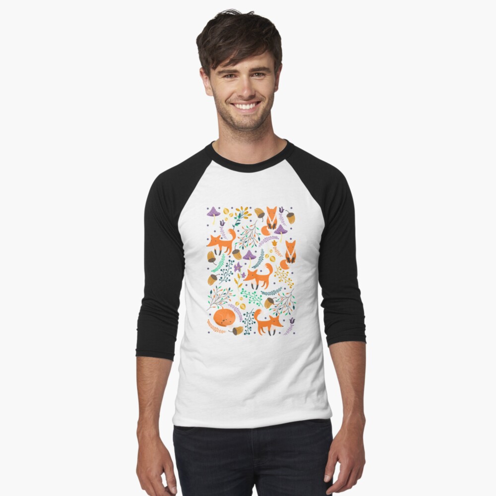 Item preview, Baseball ¾ Sleeve T-Shirt designed and sold by JuliaBadeeva.