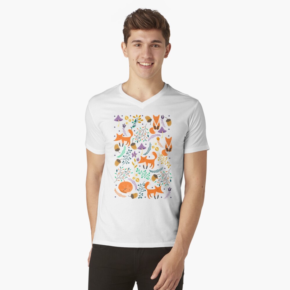 Item preview, V-Neck T-Shirt designed and sold by JuliaBadeeva.