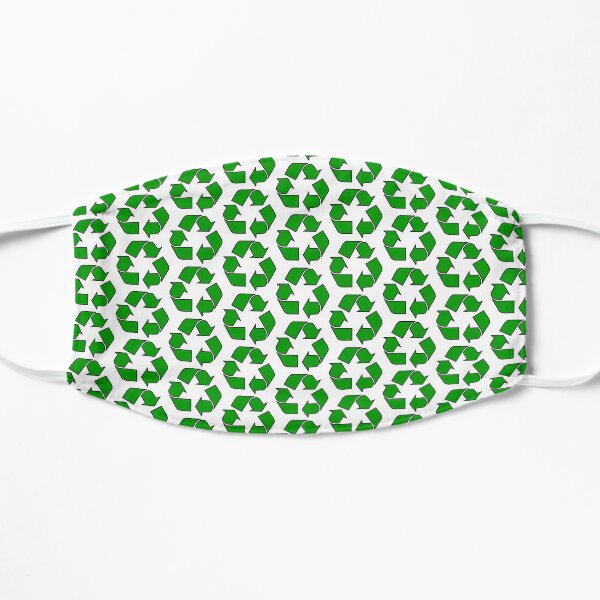 Recyceln Flache Maske