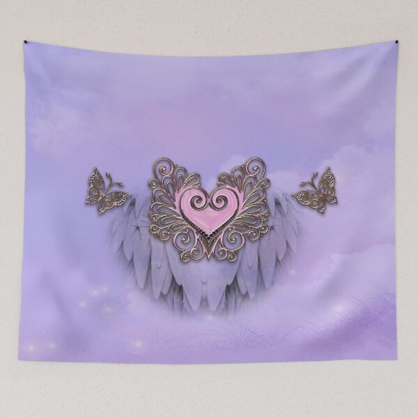 Item preview, Wonderful elegant heart with feathers designed and sold by nicky2342.