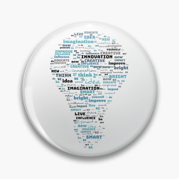 Item preview, Be Creative! Be Smart! Be Yourself! Wordcloud in Blue designed and sold by gphotobox.