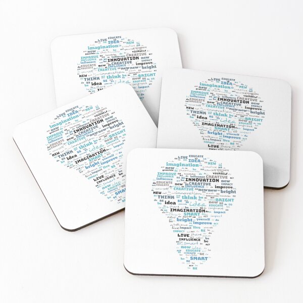 Item preview, Be Creative! Be Smart! Be Yourself! Wordcloud in Blue designed and sold by gphotobox.